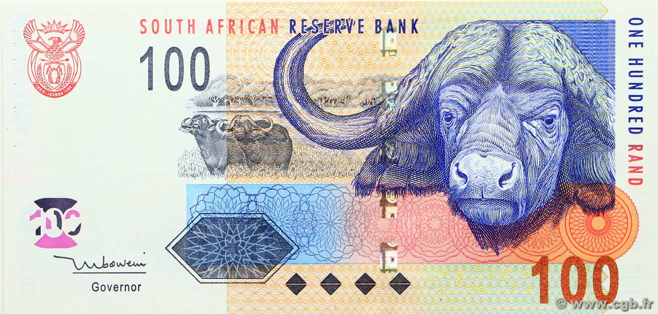 100 Rand AFRIQUE DU SUD  2005 P.131a NEUF