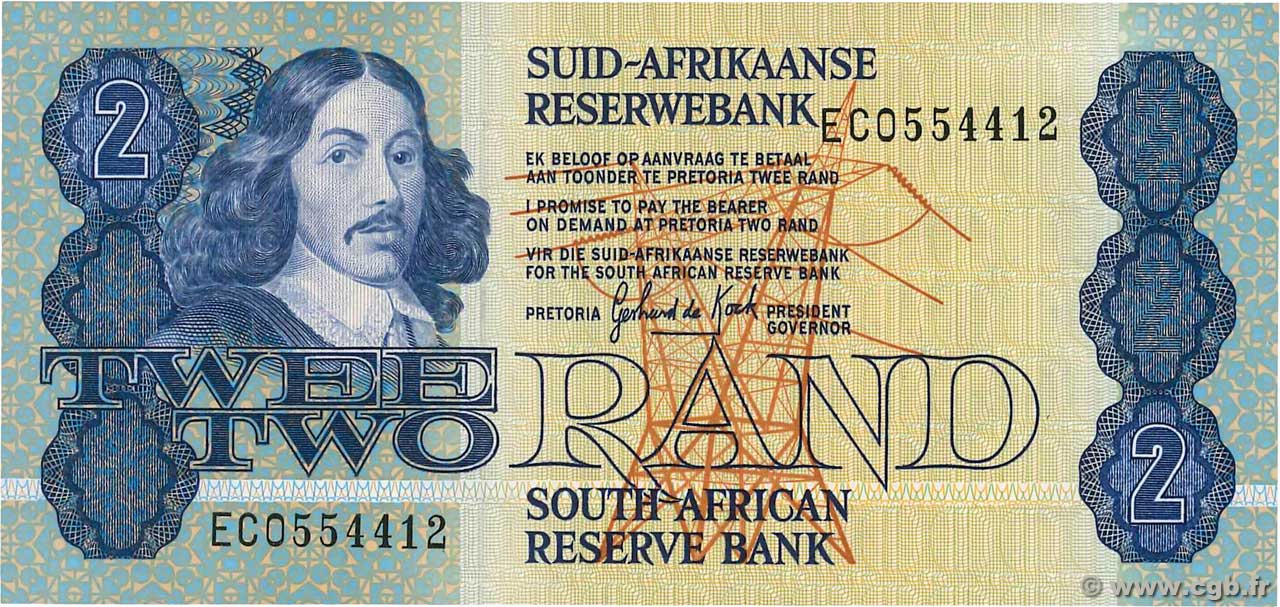 2 Rand SUDAFRICA  1983 P.118d FDC