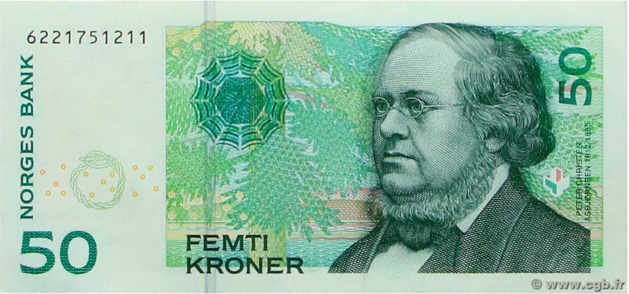 50 Kroner NORVÈGE  2005 P.46c pr.NEUF