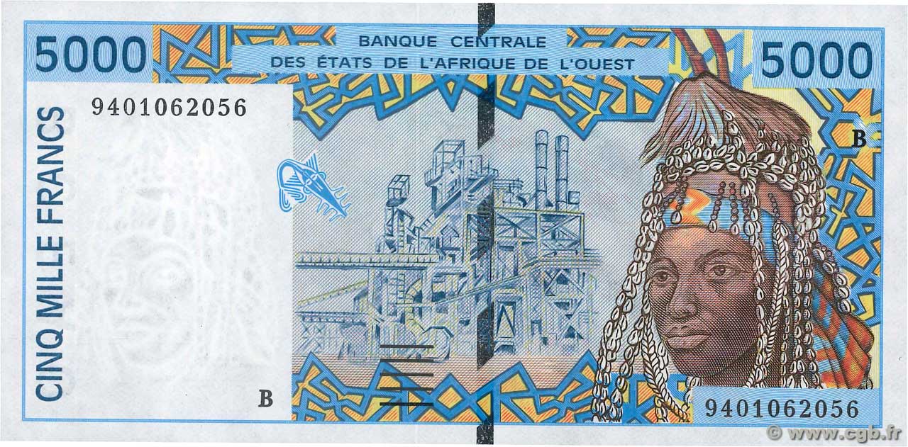 5000 Francs ÉTATS DE L AFRIQUE DE L OUEST  1994 P.213Bc NEUF