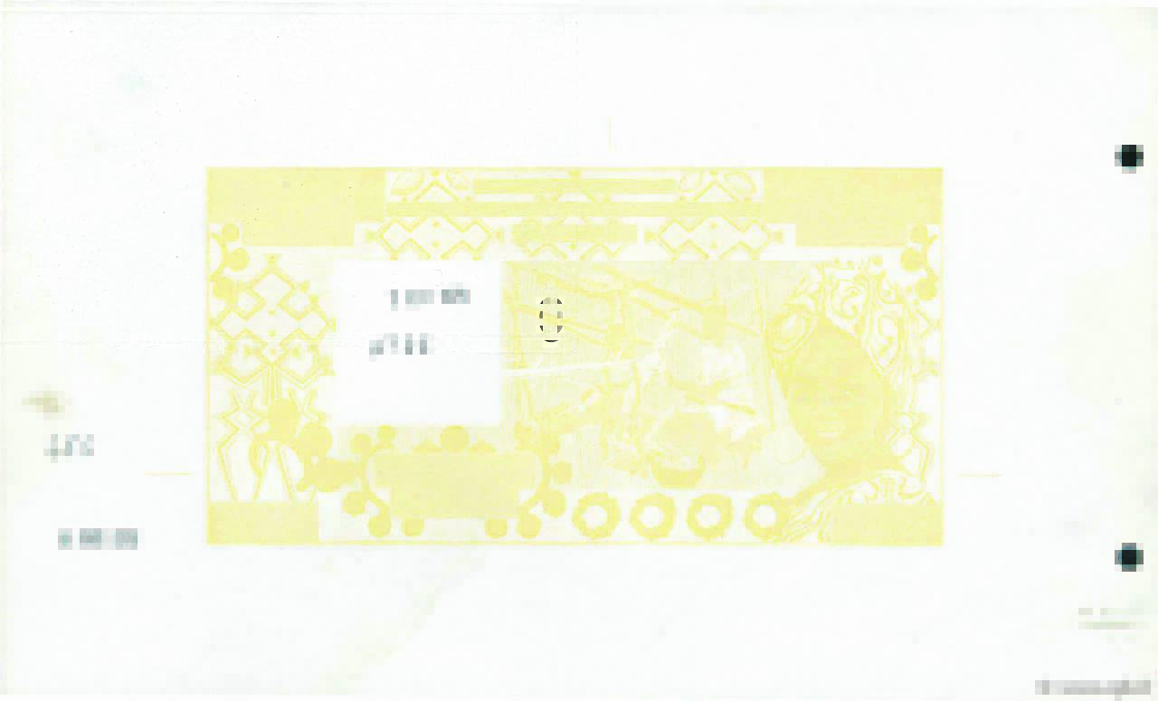 10000 Francs Épreuve WEST AFRIKANISCHE STAATEN  1976 P.109As fST