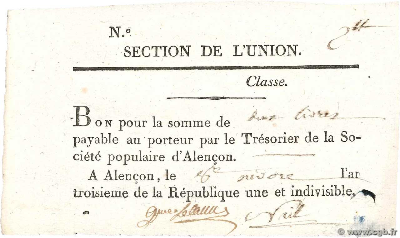 2 Livres FRANCE  1794 Kol.61.106var XF