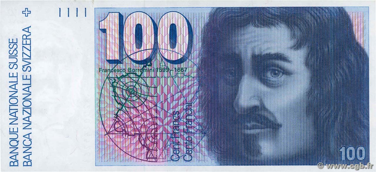 100 Francs SUISSE  1982 P.57e NEUF