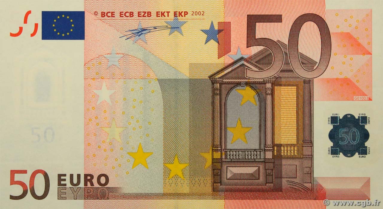 50 Euro EUROPA  2002 P.04p UNC