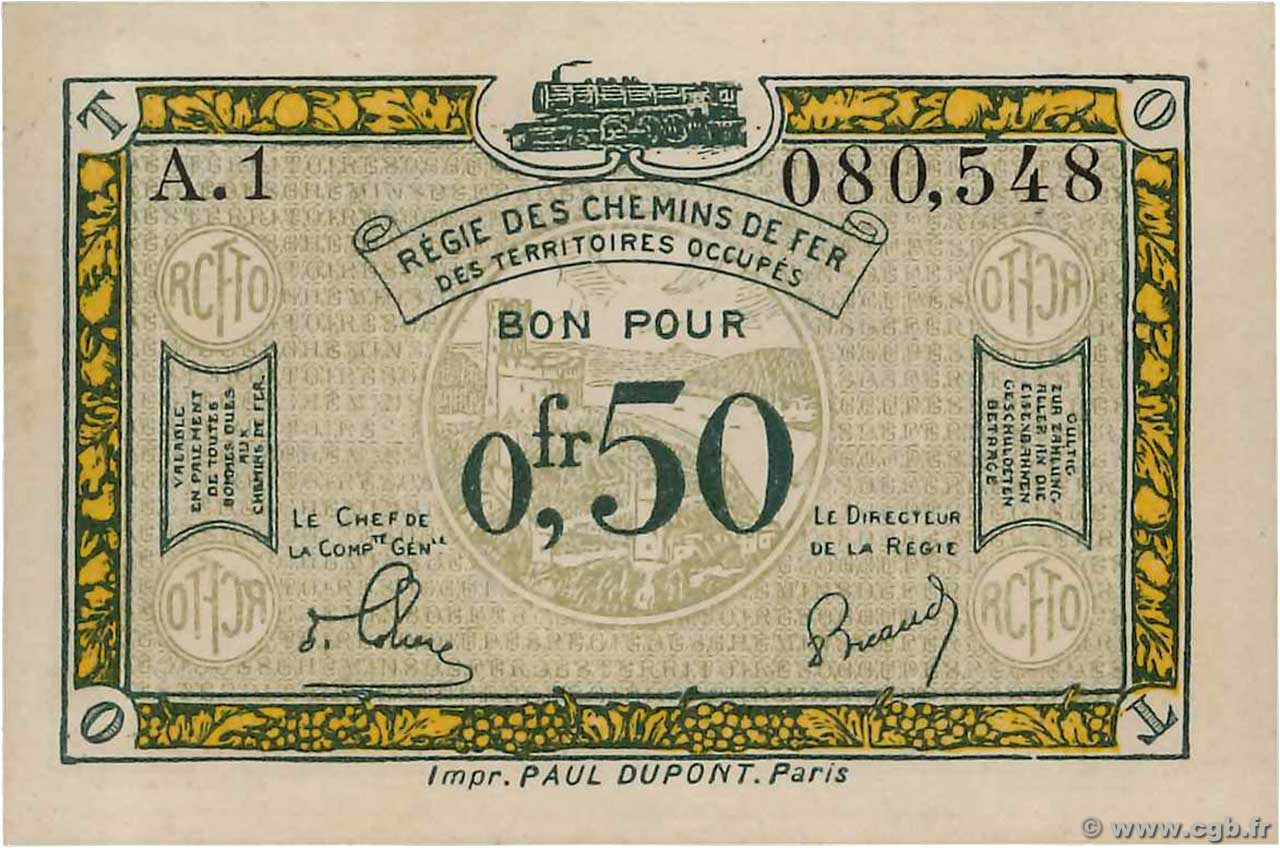 50 centimes FRANCE régionalisme et divers  1923 JP.135.04 NEUF