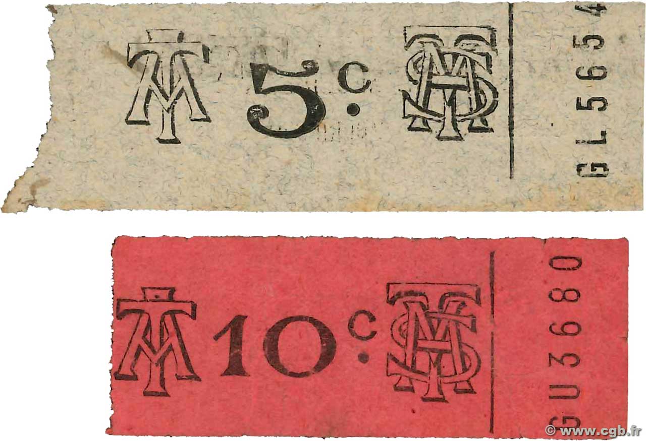 5 et 10 Centimes Lot ARGELIA  1915 K.282 et 283 EBC