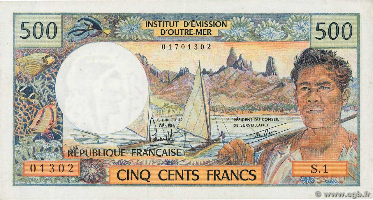 500 Francs NOUVELLE CALÉDONIE  1977 P.60c SUP+