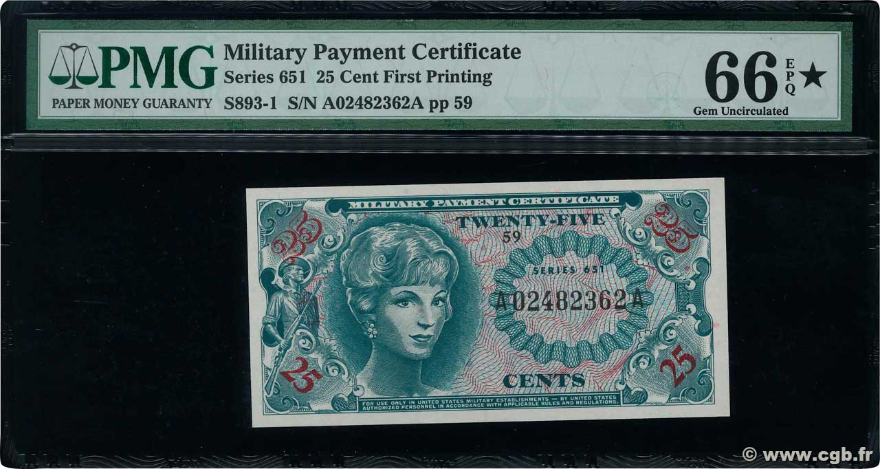 25 Cents UNITED STATES OF AMERICA  1969 P.M072C UNC