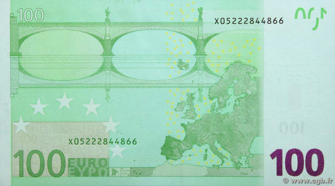 100 Euros EUROPE 2002 P.05x B94_6953 Billets