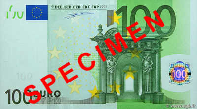 100 Euros EUROPE 2002 P.05x b94_6954 Billets