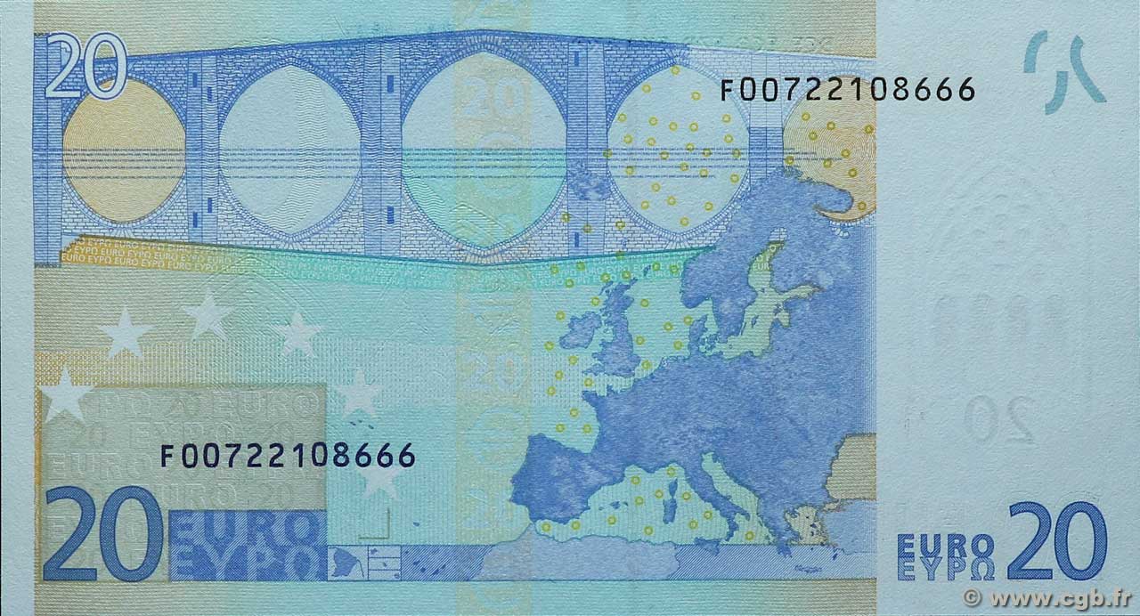 20 Euro EUROPE 2002 P.10f b94_7712 Billets