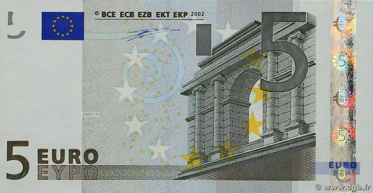 5 Euro EUROPA  2002 P.01n ST