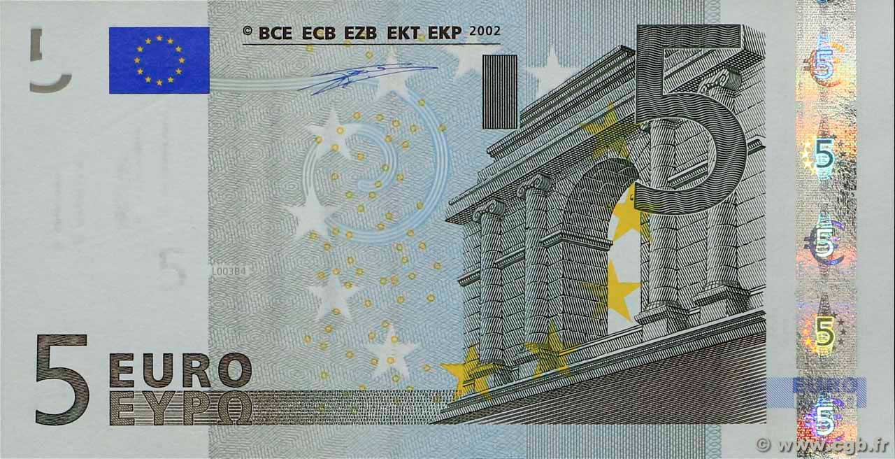 5 Euro EUROPA  2002 P.01u UNC