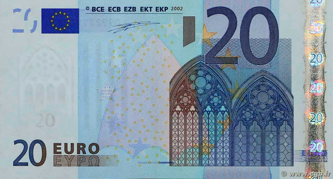 20 Euro EUROPE  2002 P.03l NEUF