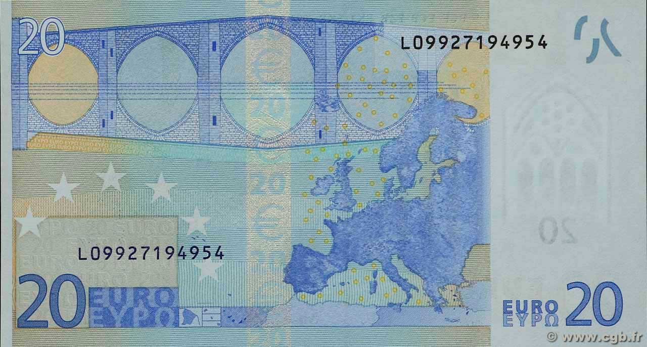 20 Euro EUROPE 2002 P.03l b94_7989 Billets