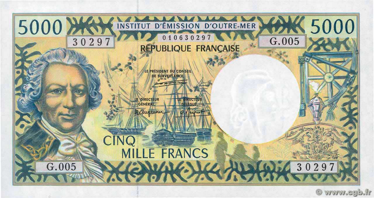 5000 Francs  POLYNÉSIE, TERRITOIRES D OUTRE MER  1995 P.03a pr.NEUF