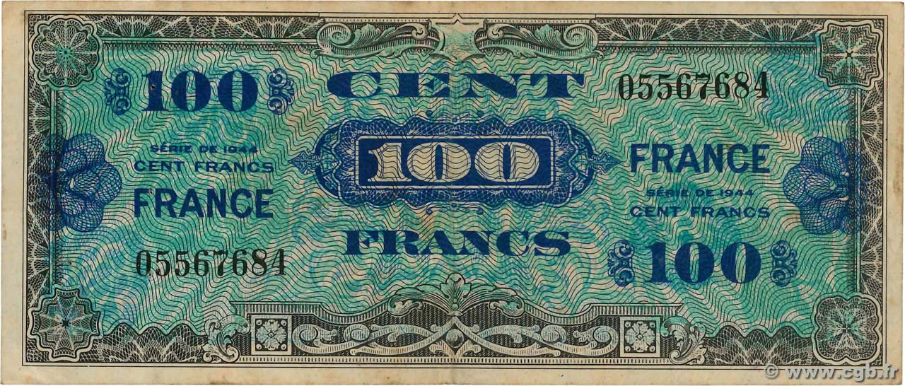 100 Francs FRANCE FRANCE  1945 VF.25.01 TB