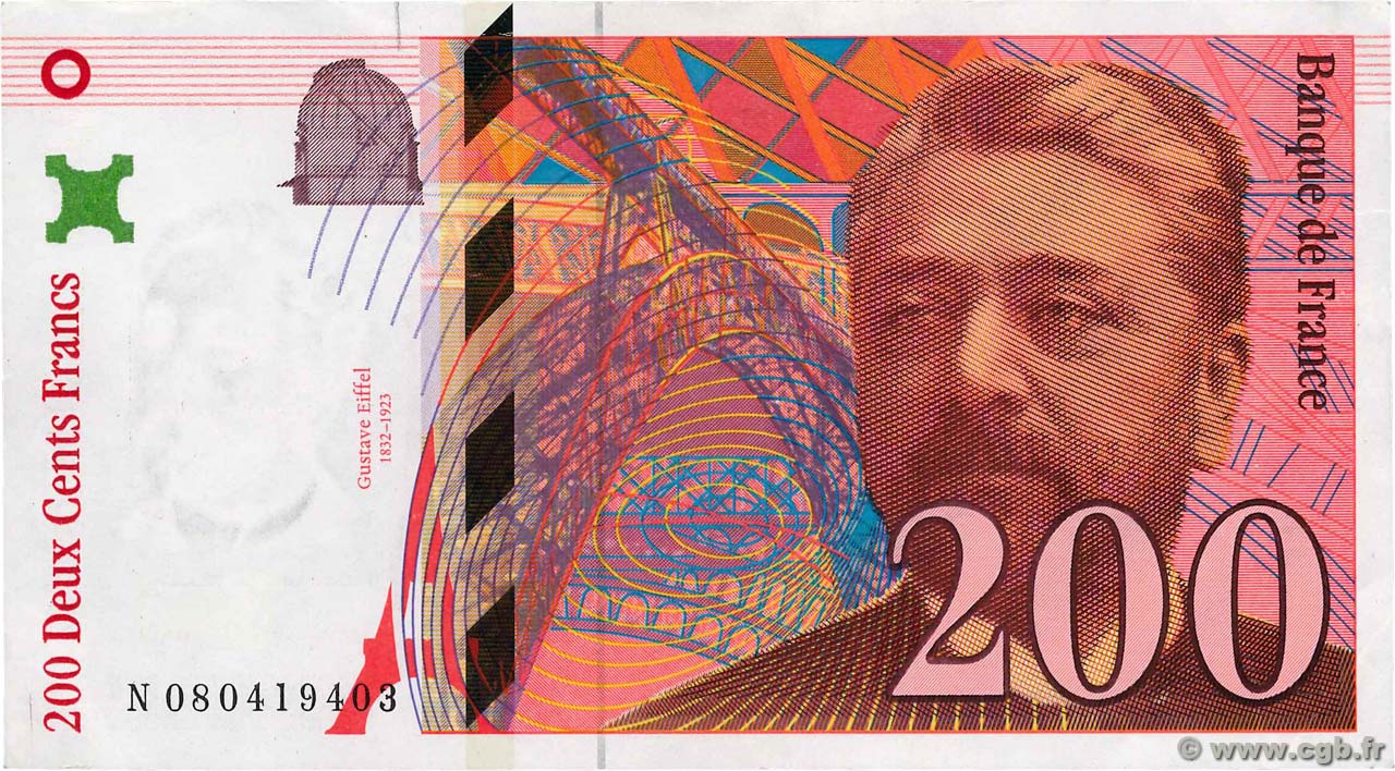 200 Francs EIFFEL FRANCIA  1999 F.75.05 BB
