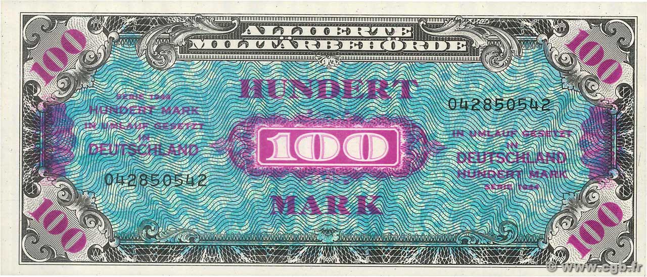 100 Mark GERMANY  1944 P.197a UNC