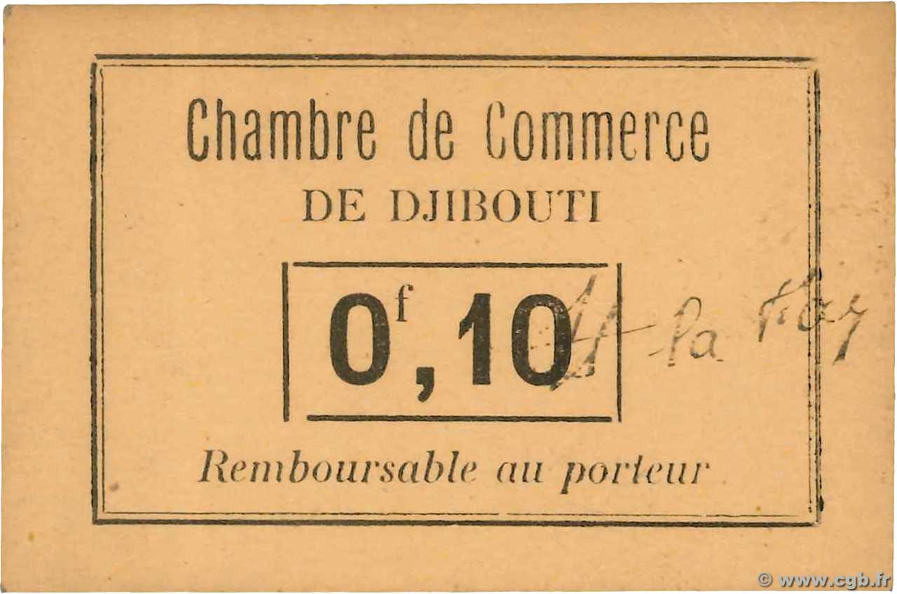 0,10 Franc DJIBUTI  1919 P.22 AU