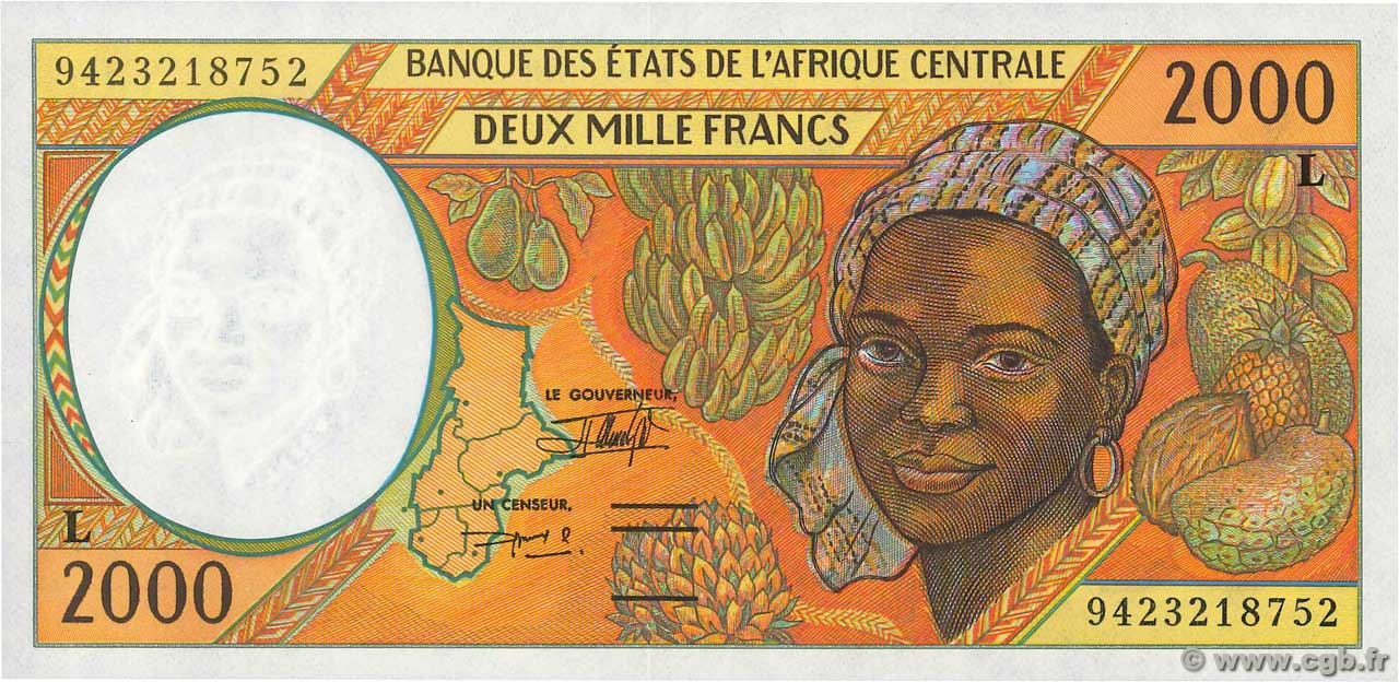 2000 Francs ÉTATS DE L AFRIQUE CENTRALE  1994 P.403Lb NEUF