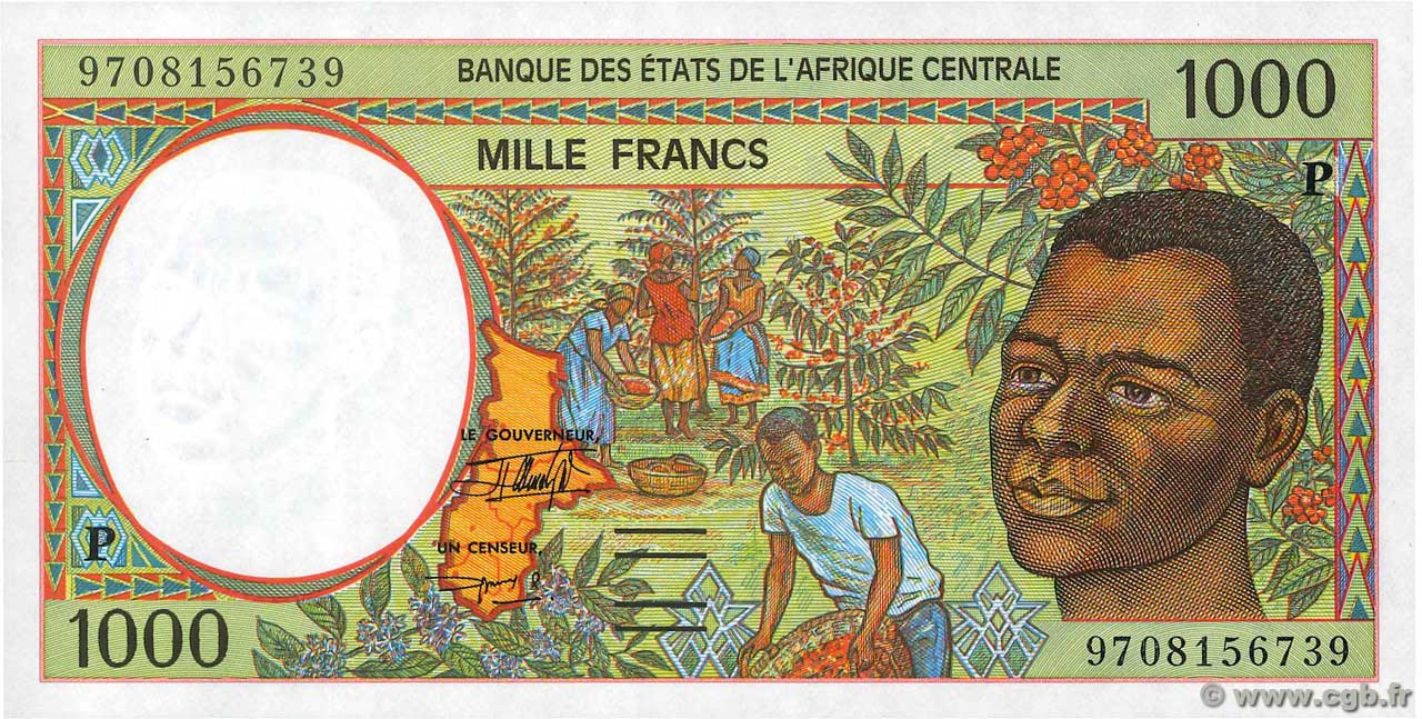 1000 Francs CENTRAL AFRICAN STATES  1997 P.602Pd UNC