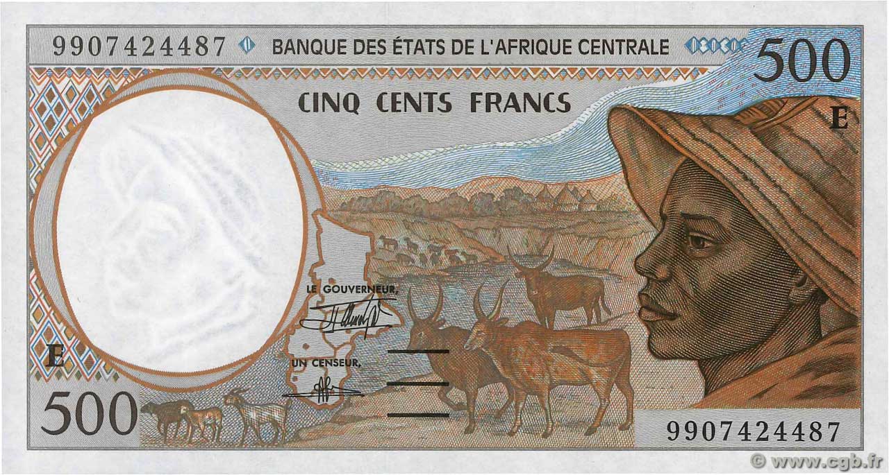 500 Francs type 1993E CAMEROON  1999 A.165Ef UNC