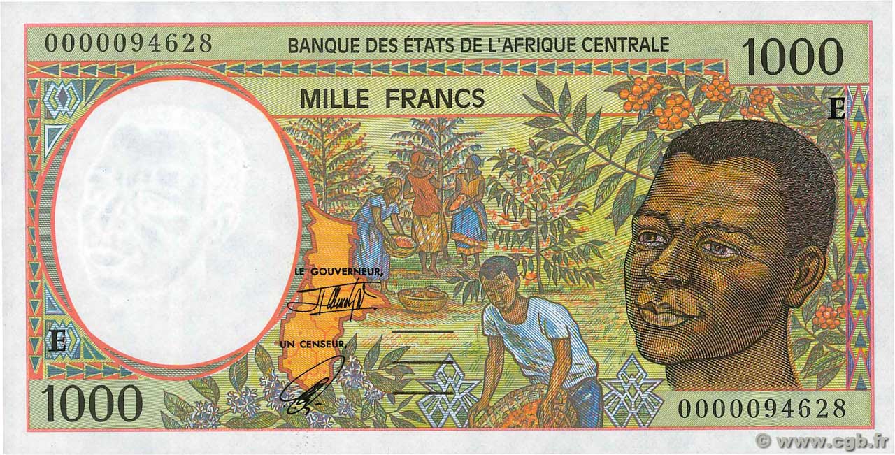 1000 Francs STATI DI L  AFRICA CENTRALE  2000 P.202Eg q.FDC