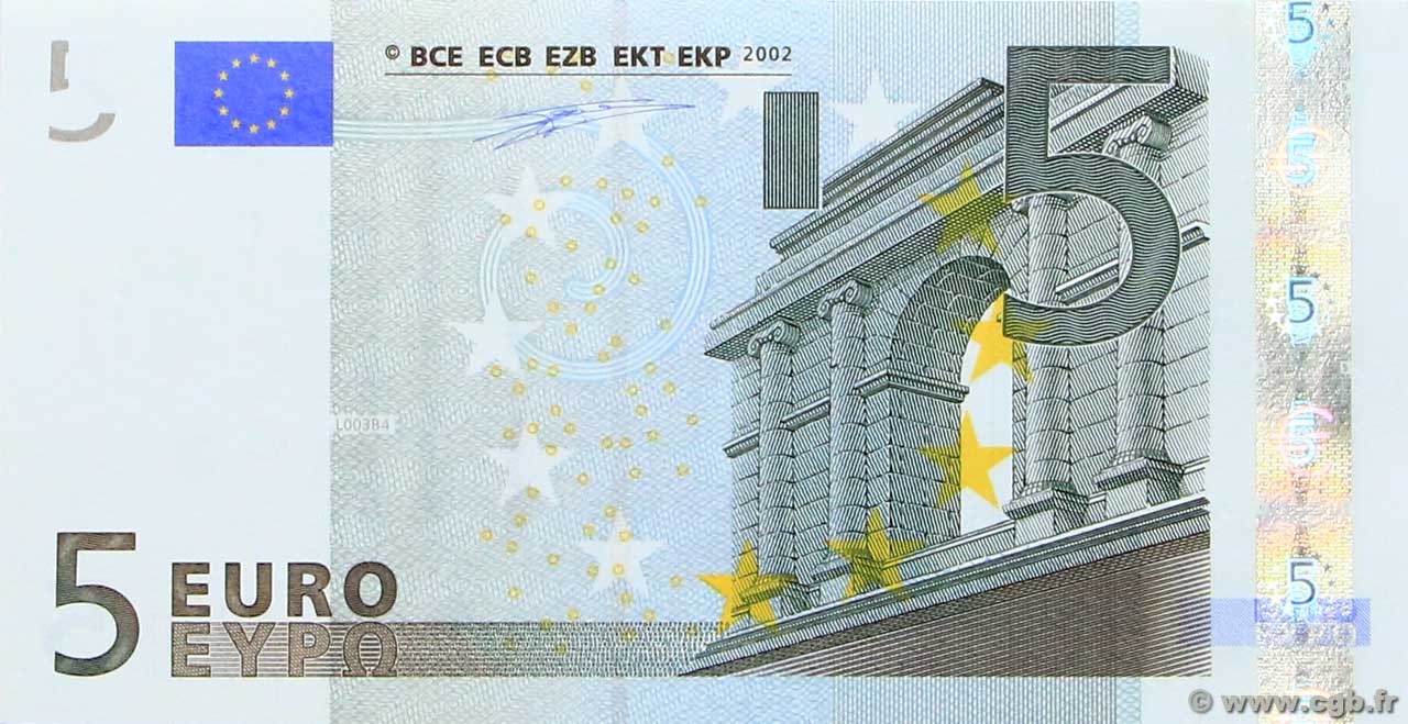 5 Euro EUROPE  2002 P.01u NEUF