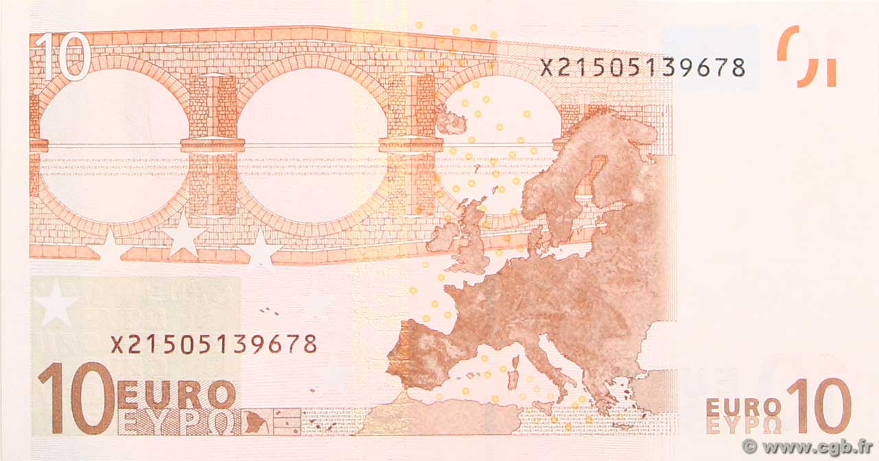 10 Euro EUROPA 2002 P02x B96_2246 Banknotes