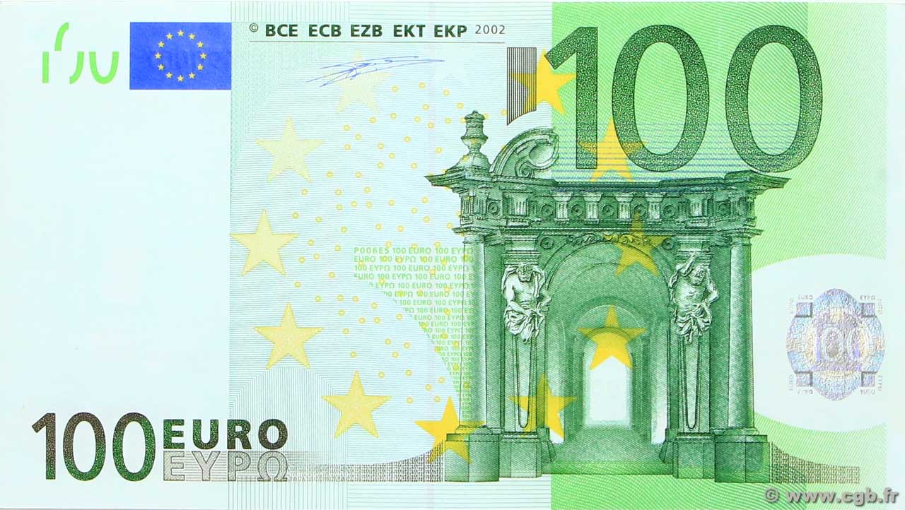 100 Euros EUROPE  2002 P.05u pr.NEUF