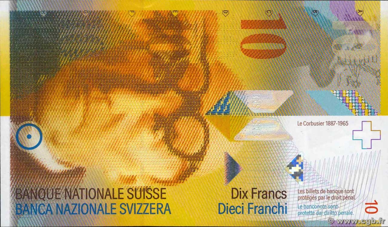 10 Francs SUISSE  2000 P.67a UNC-