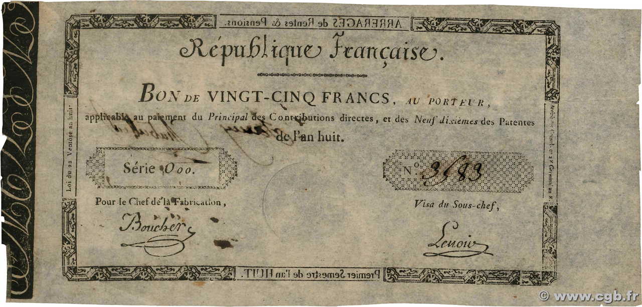 25 Francs FRANCIA  1799 Laf.219 MBC