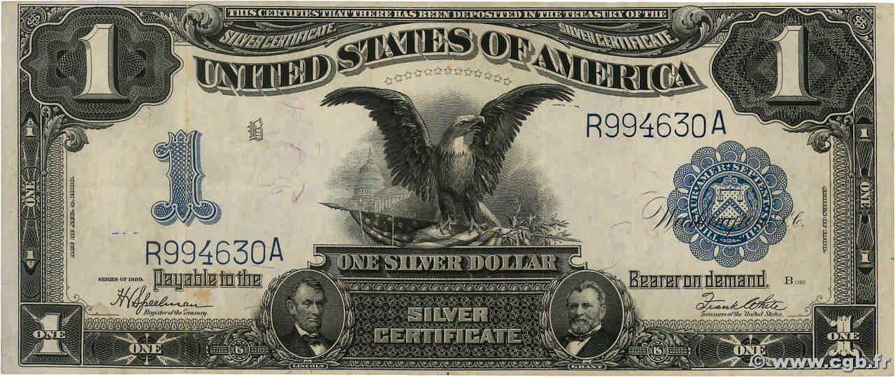 1 Dollar ÉTATS-UNIS D AMÉRIQUE  1899 P.338c TTB+