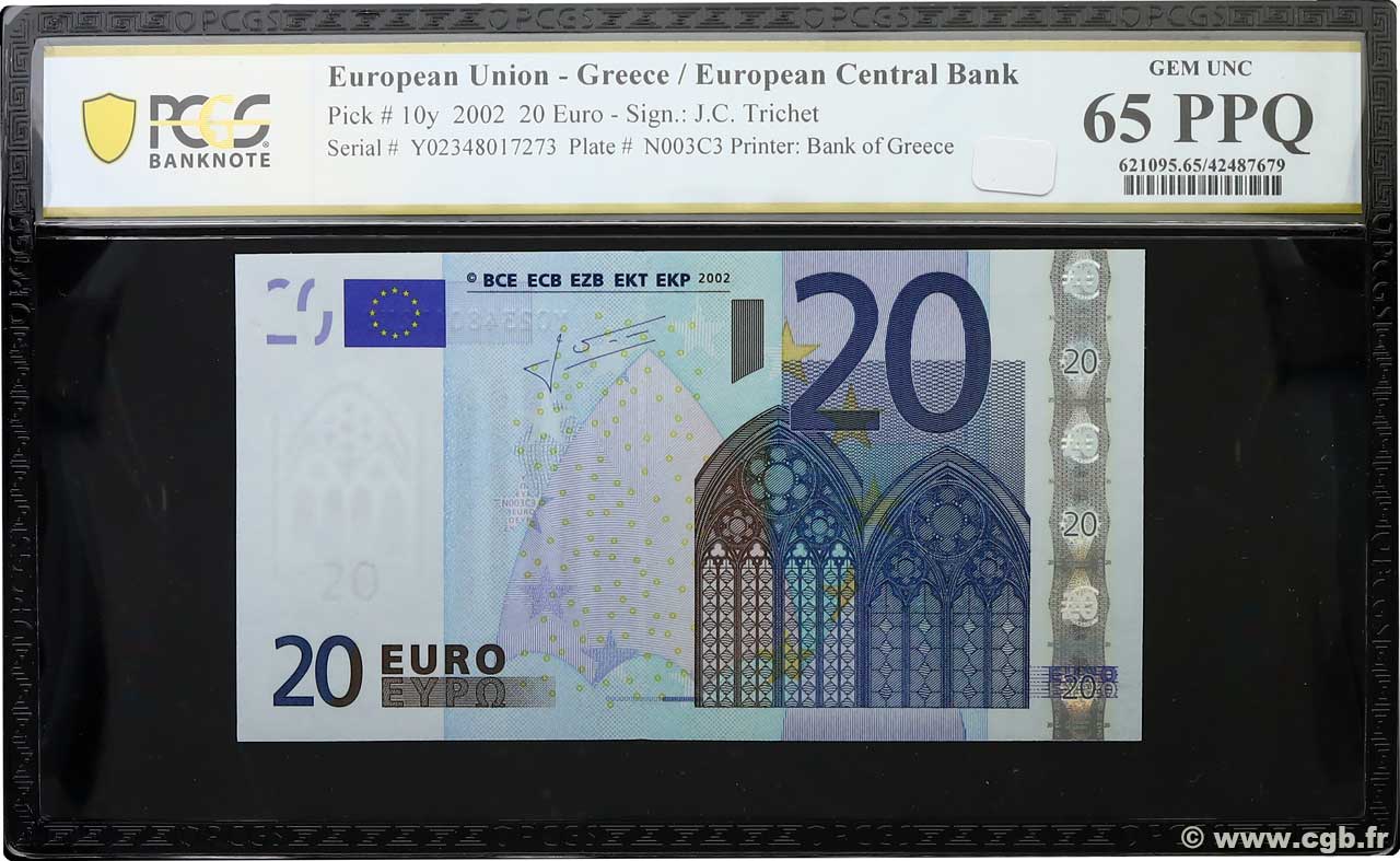 20 Euro EUROPE  2002 P.10y NEUF