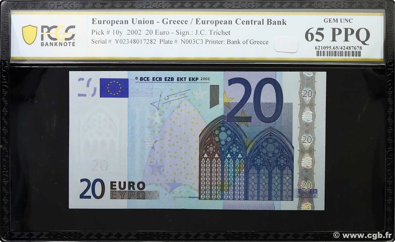 20 Euro EUROPA 2002 P.10y b96_5320 Banknotes