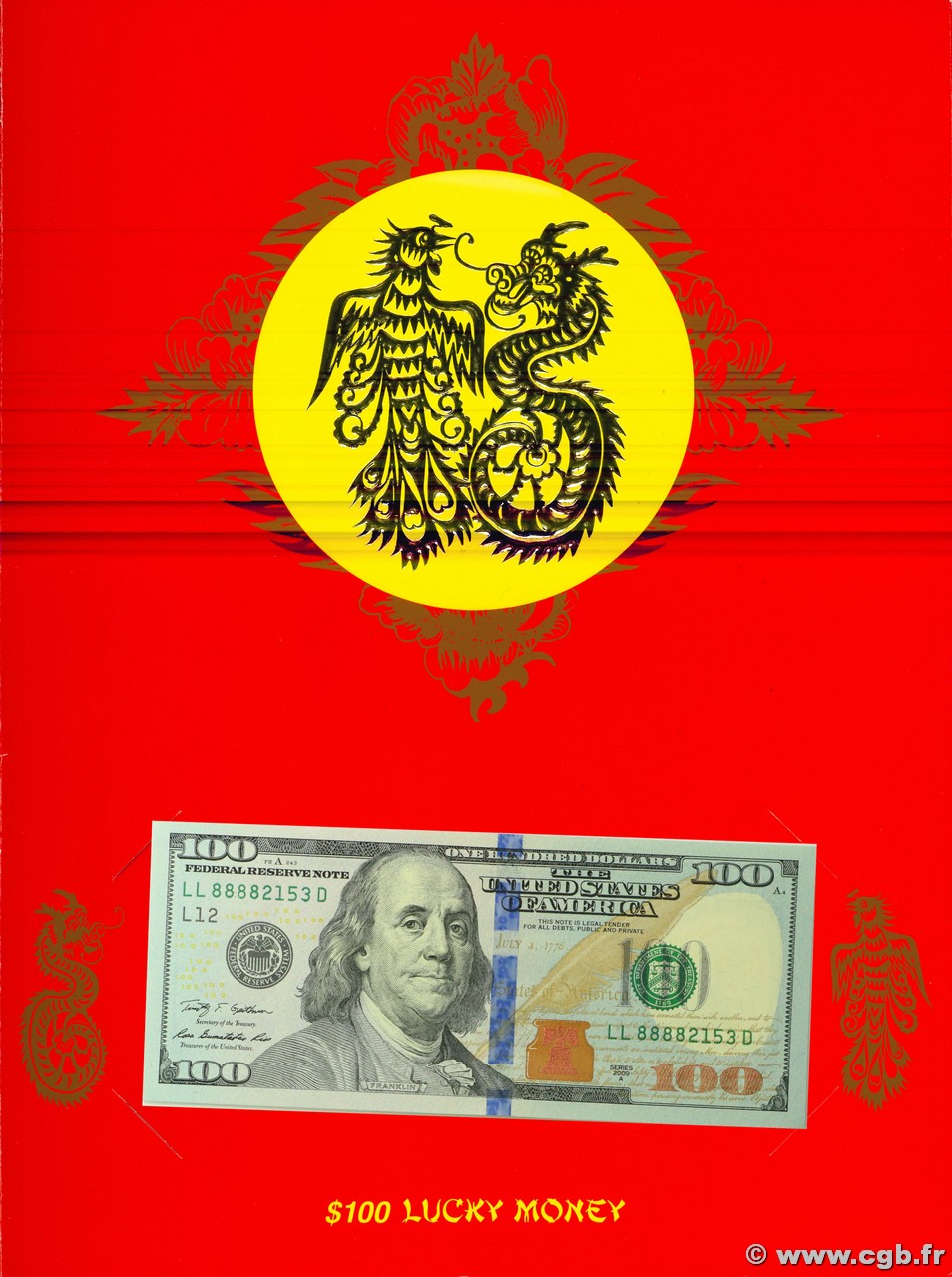 100 Dollars Set de présentation ÉTATS-UNIS D AMÉRIQUE  2009 P.536 NEUF