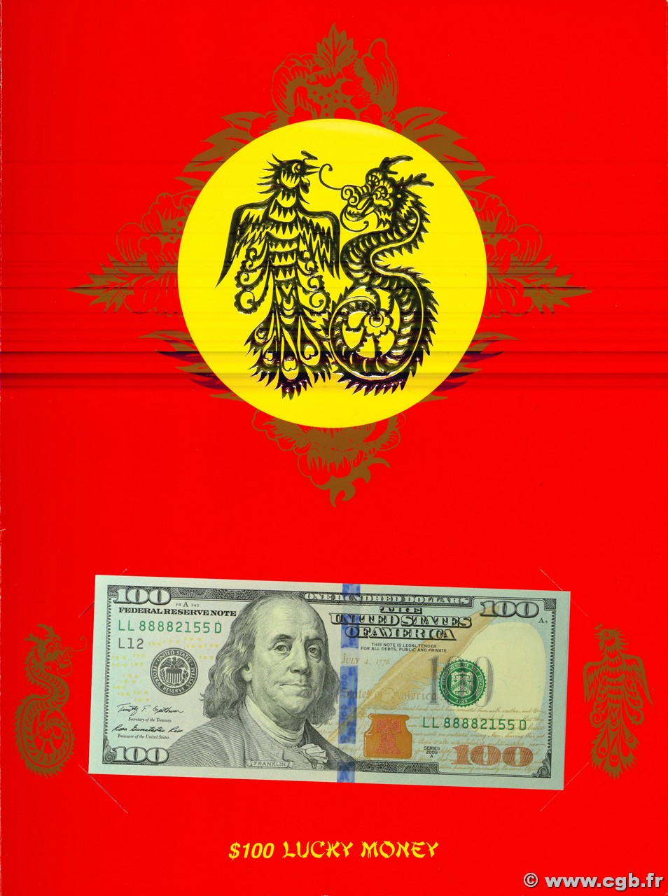100 Dollars Set de présentation ÉTATS-UNIS D AMÉRIQUE  2009 P.536 NEUF