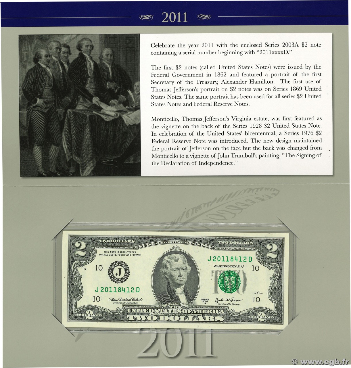 2 Dollars Set de présentation ÉTATS-UNIS D AMÉRIQUE Kansas City 2003 P.516b NEUF