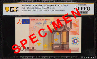 50 Euro EUROPA  2002 P.17s fST+