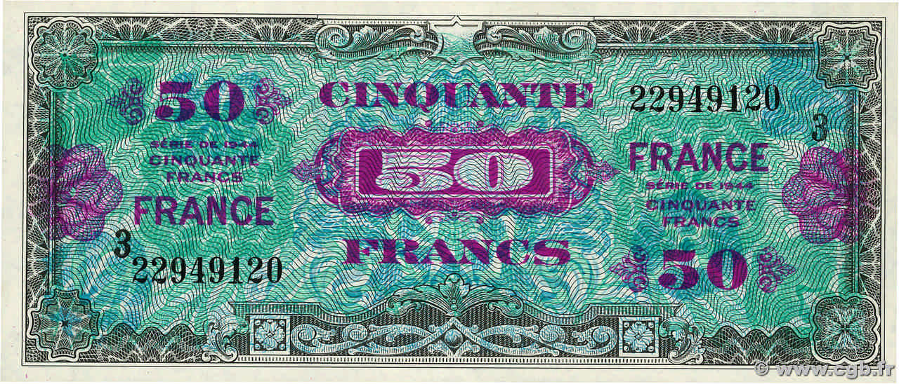 50 Francs FRANCE FRANCE  1945 VF.24.03 NEUF