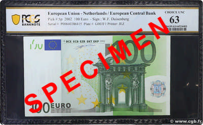 100 Euros EUROPA  2002 P.05p SC+