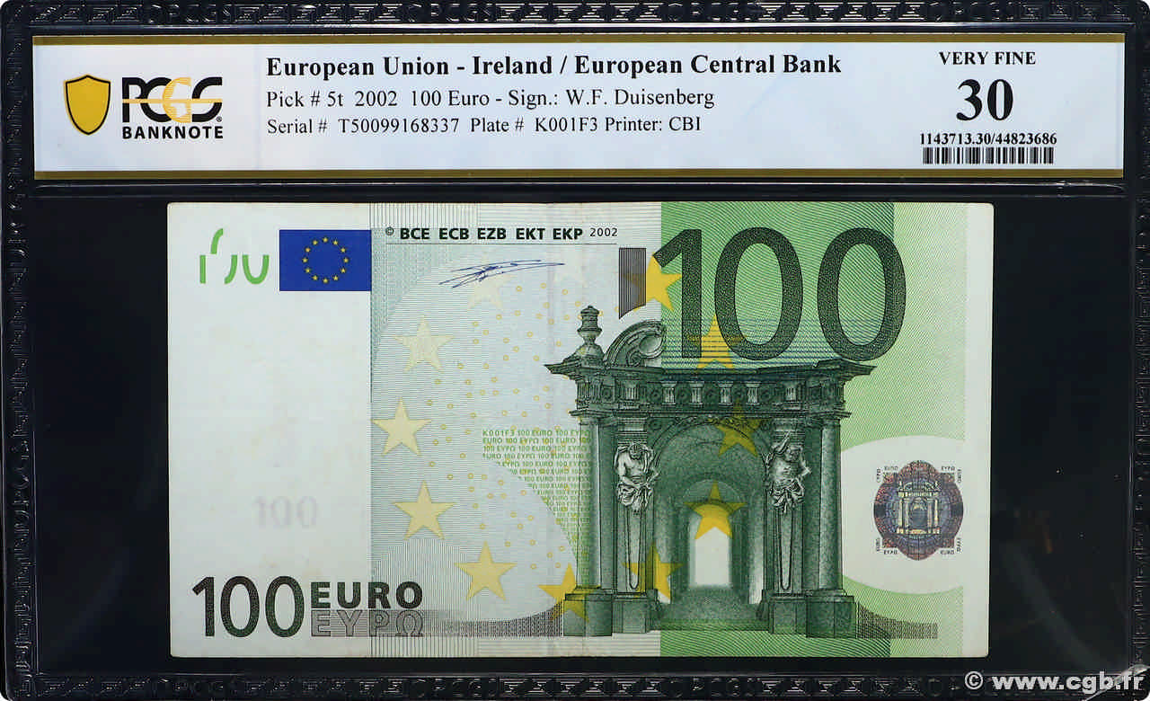 100 Euro EUROPA  2002 P.05t SS