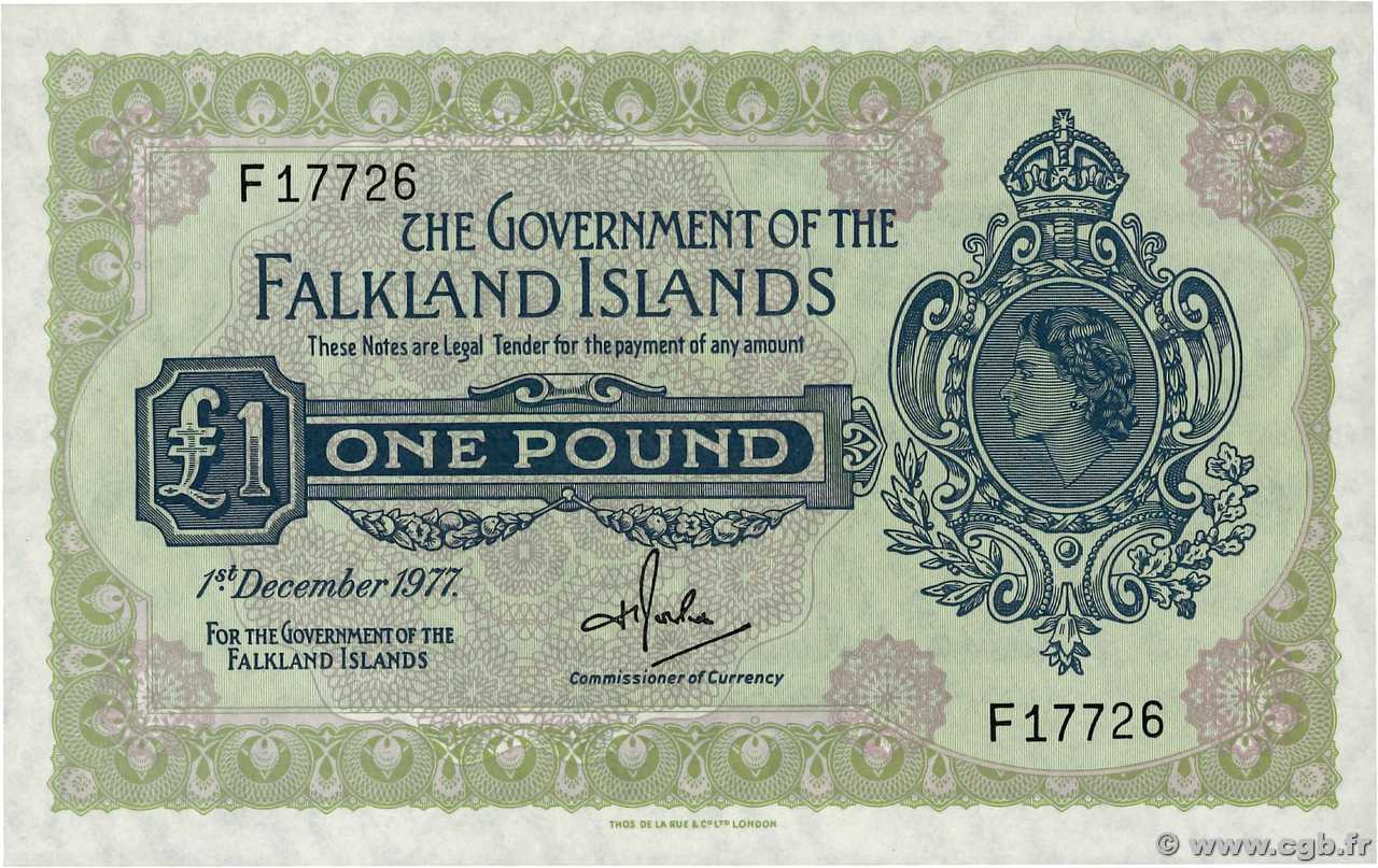 1 Pound ÎLES FALKLAND  1977 P.08c pr.NEUF