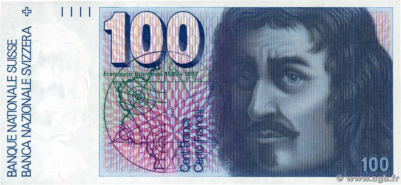 100 Francs SWITZERLAND  1988 P.57i UNC-