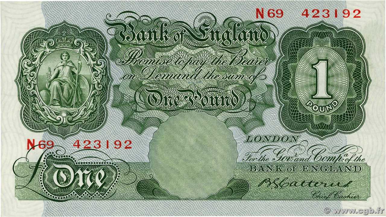 1 Pound ENGLAND  1929 P.363b fST