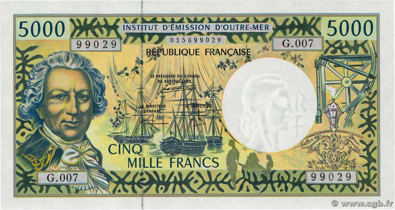 5000 Francs POLYNÉSIE, TERRITOIRES D OUTRE MER  2000 P.03c SUP+