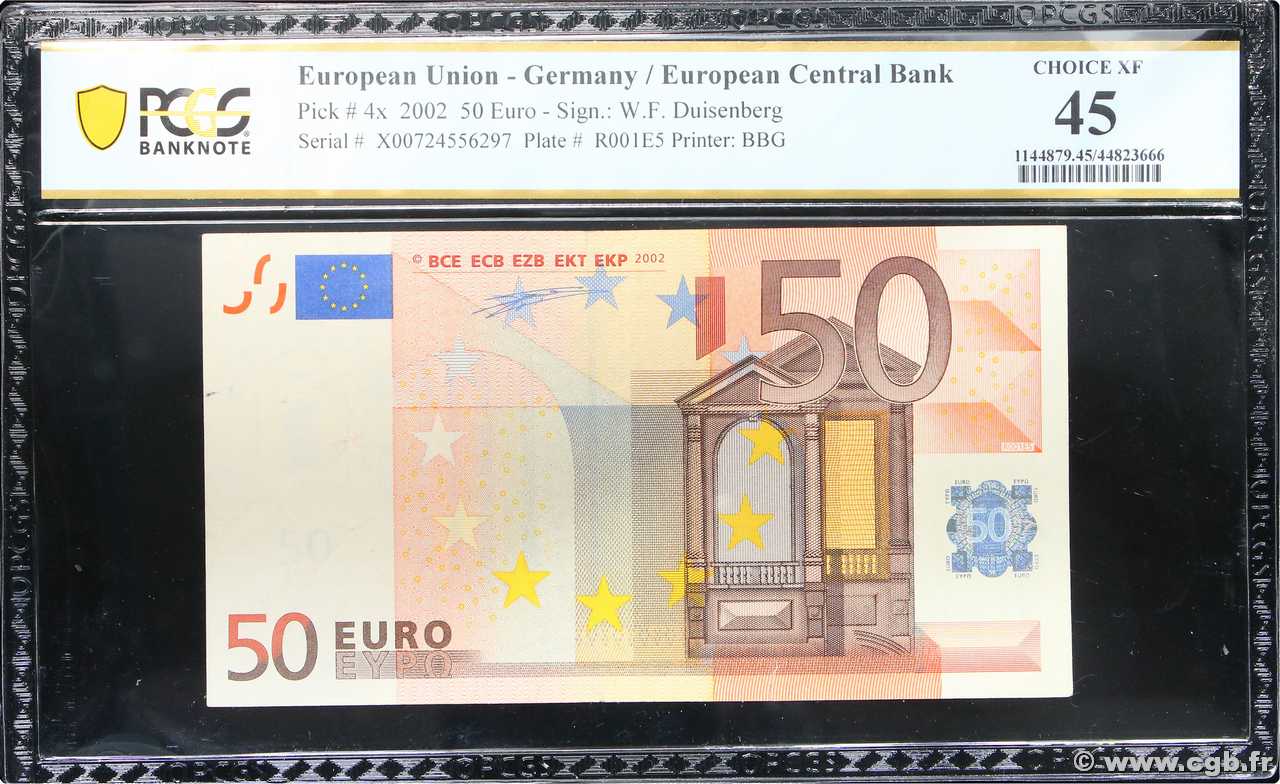 50 Euro EUROPE  2002 P.04x SUP