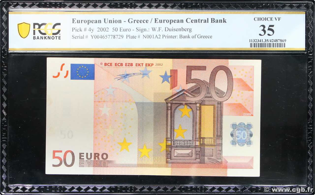 50 Euro EUROPA  2002 P.04y VF+