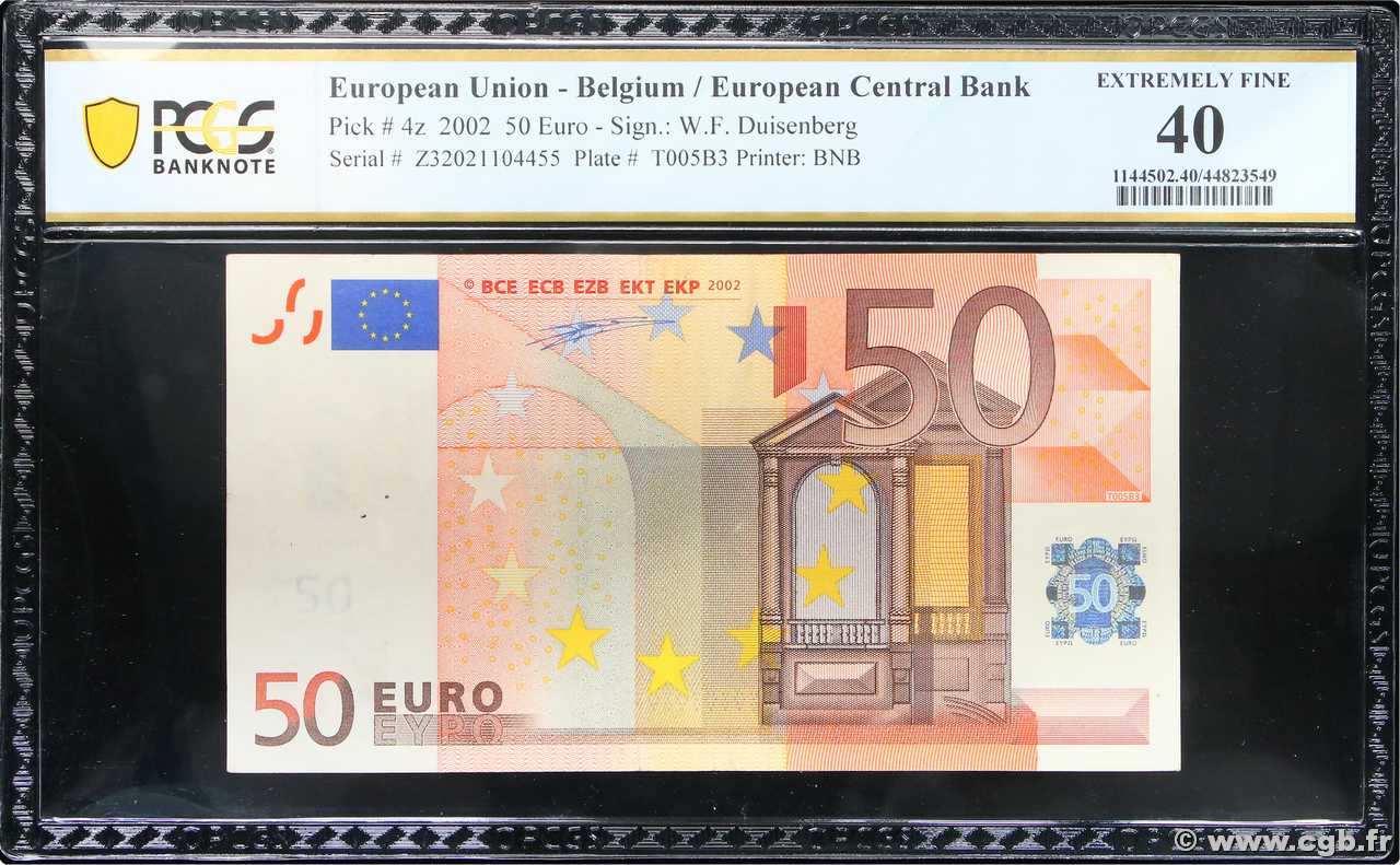 50 Euro EUROPA  2002 P.04z VF+